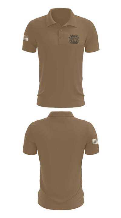 Engine 51 Ladder 29 Medic 18 Battalion 2 1889542 Short Sleeve Performance Polo - 7