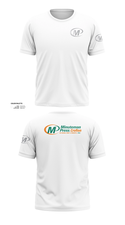 Minuteman Press Crofton Short Sleeve Performance Shirt - 21