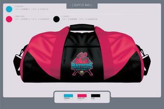 Duffle Bag, MadBatters Softball, Softball, Teamtime, Team time, sublimation, custom sports apparel, team uniforms, spirit wear, spiritwear, sports uniforms, custom shirts, team store, custom team store, fundraiser sports, apparel fundraiser