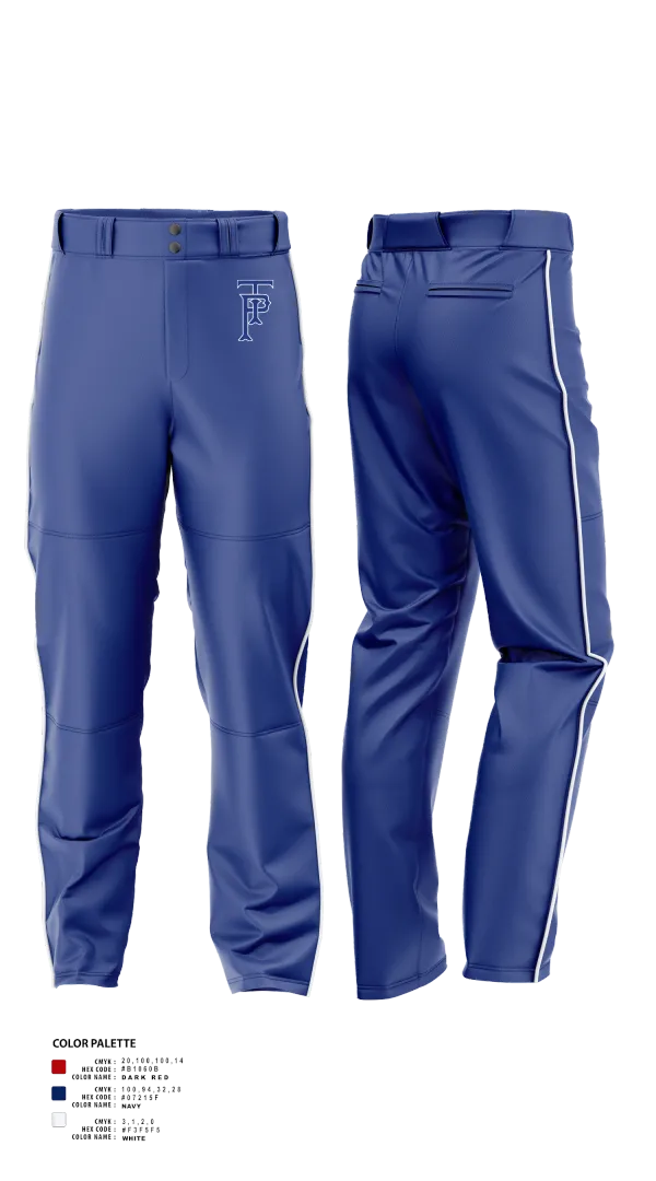 Baseball Pants, TRIPLEPLAY, Baseball, Teamtime, Team time, sublimation, custom sports apparel, team uniforms, spirit wear, spiritwear, sports uniforms, custom shirts, team store, custom team store, fundraiser sports, apparel fundraiser