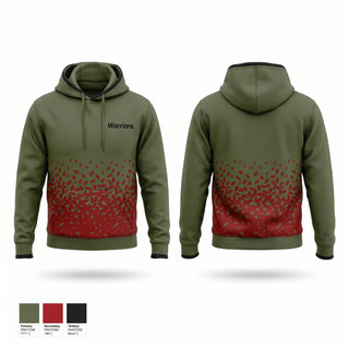 Hoodie, Warriors, Men's Basketball, Teamtime, Team time, sublimation, custom sports apparel, team uniforms, spirit wear, spiritwear, sports uniforms, custom shirts, team store, custom team store, fundraiser sports, apparel fundraiser