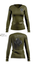 LMPD SRT 26773005 Women's Long Sleeve V-neck Shirt - 22