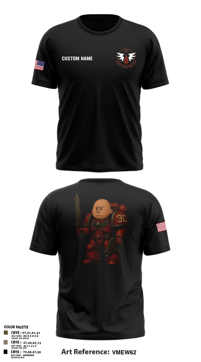 3rd Platoon, CCo, 1-508th PIR Old School Cotton Feel Shirt - 28