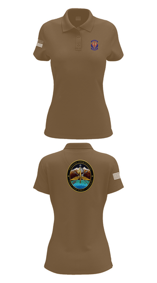 Womens Short Sleeve Performance Polo, IWTF-C, Air Force, Teamtime, Team time, sublimation, custom sports apparel, team uniforms, spirit wear, spiritwear, sports uniforms, custom shirts, team store, custom team store, fundraiser sports, apparel fundraiser