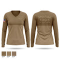 Spiritual Forces The Lords Army Women's Long Sleeve V-neck Shirt - 1