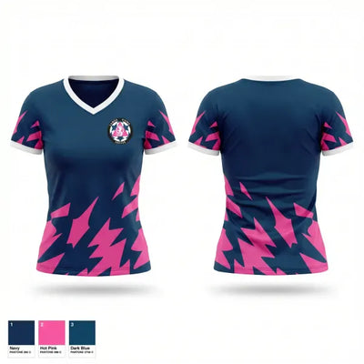 LAMBDA RISING SOCCER CLUB 5719676 Women's Short Sleeve V-neck Shirt - 1