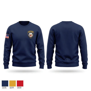 Crew Neck Sweatshirt, Engine 10/Ladder 11/Battalion 1, Fire Department, Teamtime, Team time, sublimation, custom sports apparel, team uniforms, spirit wear, spiritwear, sports uniforms, custom shirts, team store, custom team store, fundraiser sports, apparel fundraiser