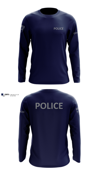 Long Sleeve Performance Shirt, City of South Daytona Public Safety, Police, Teamtime, Team time, sublimation, custom sports apparel, team uniforms, spirit wear, spiritwear, sports uniforms, custom shirts, team store, custom team store, fundraiser sports, apparel fundraiser