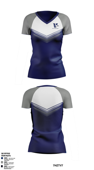 Womens Short Sleeve Vneck Shirt, Vista Junior Eagles, , Teamtime, Team time, sublimation, custom sports apparel, team uniforms, spirit wear, spiritwear, sports uniforms, custom shirts, team store, custom team store, fundraiser sports, apparel fundraiser