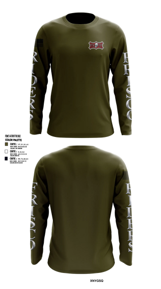 Long Sleeve Performance Shirt, VFW Riders Unit 17, Marines, Teamtime, Team time, sublimation, custom sports apparel, team uniforms, spirit wear, spiritwear, sports uniforms, custom shirts, team store, custom team store, fundraiser sports, apparel fundraiser