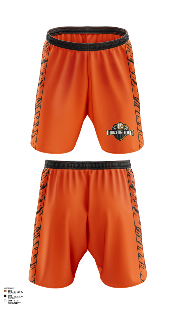 Athletic Shorts With Pockets, TITANS UNITED FC, Men's Soccer, Teamtime, Team time, sublimation, custom sports apparel, team uniforms, spirit wear, spiritwear, sports uniforms, custom shirts, team store, custom team store, fundraiser sports, apparel fundraiser