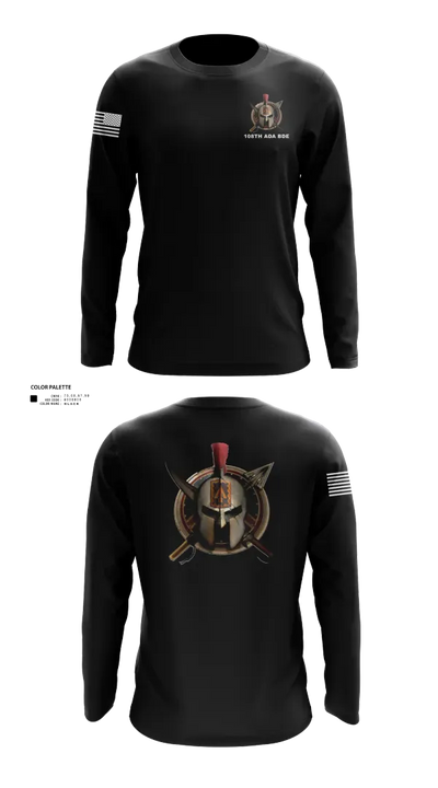 108th Air Defense Artillery Brigade 44392598 Long Sleeve Performance Shirt 40