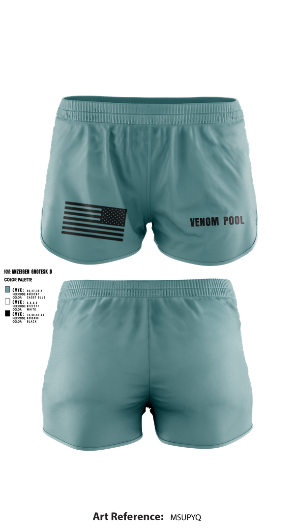 Ranger Panties, Venom Pool, , Teamtime, Team time, sublimation, custom sports apparel, team uniforms, spirit wear, spiritwear, sports uniforms, custom shirts, team store, custom team store, fundraiser sports, apparel fundraiser