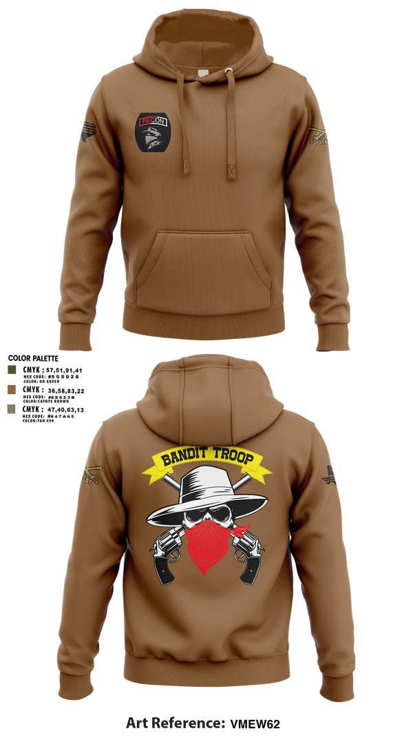Hoodie, 6-9 bandit troop, Army, Teamtime, Team time, sublimation, custom sports apparel, team uniforms, spirit wear, spiritwear, sports uniforms, custom shirts, team store, custom team store, fundraiser sports, apparel fundraiser