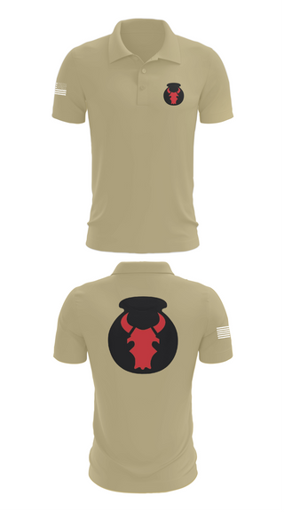 Short Sleeve Performance Polo, 2nd Brigade Combat Team, 34th Infantry Division, , Teamtime, Team time, sublimation, custom sports apparel, team uniforms, spirit wear, spiritwear, sports uniforms, custom shirts, team store, custom team store, fundraiser sports, apparel fundraiser