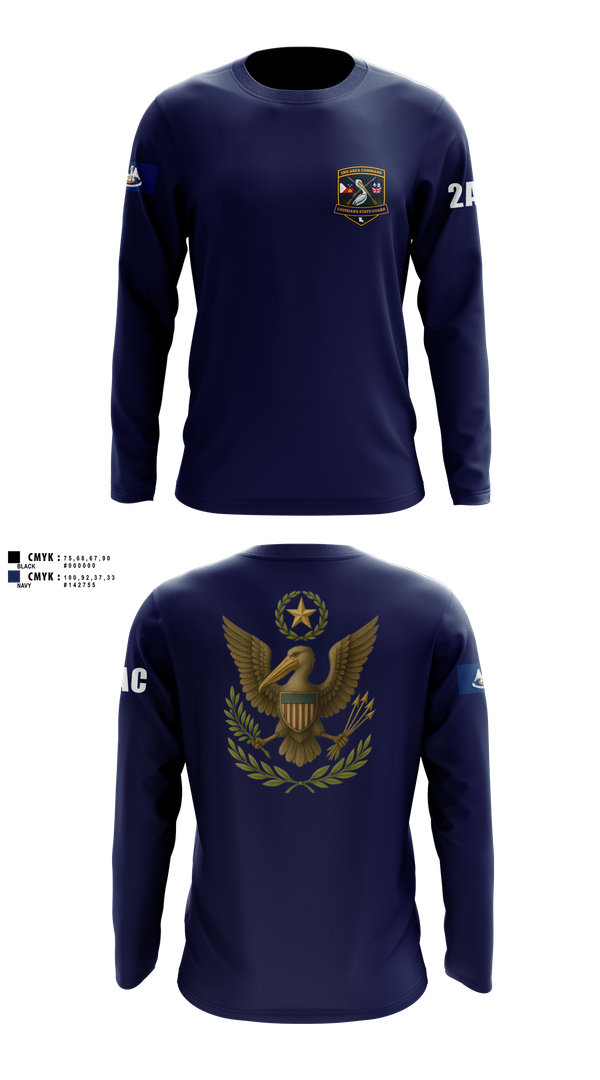 Long Sleeve Performance Shirt, 2nd Area Command (LASG), , Teamtime, Team time, sublimation, custom sports apparel, team uniforms, spirit wear, spiritwear, sports uniforms, custom shirts, team store, custom team store, fundraiser sports, apparel fundraiser