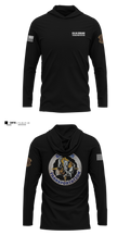 96 LRS Ground Transportation Long Sleeve Performance Shirt with hood - 4