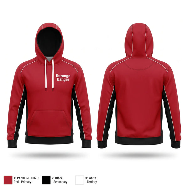 Hoodie, Durango Danger, Softball, Teamtime, Team time, sublimation, custom sports apparel, team uniforms, spirit wear, spiritwear, sports uniforms, custom shirts, team store, custom team store, fundraiser sports, apparel fundraiser