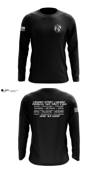 Long Sleeve Performance Shirt, D.B. Coopers, Army, Teamtime, Team time, sublimation, custom sports apparel, team uniforms, spirit wear, spiritwear, sports uniforms, custom shirts, team store, custom team store, fundraiser sports, apparel fundraiser
