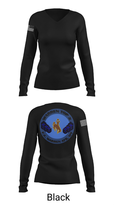 FE Warren Top-III 63787054 Women's Long Sleeve V-neck Shirt - 37