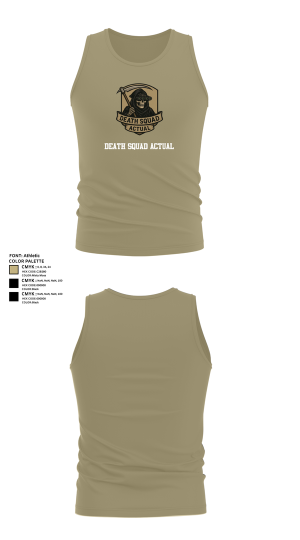 Tank Top, Death Squad Actual, E-Sports, Teamtime, Team time, sublimation, custom sports apparel, team uniforms, spirit wear, spiritwear, sports uniforms, custom shirts, team store, custom team store, fundraiser sports, apparel fundraiser