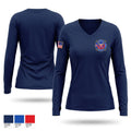 Flint Hill Fire Women's Long Sleeve V-neck Shirt - 1