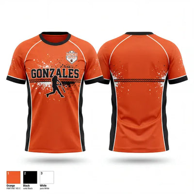 Gonzales High School Softball 86038121 Old School Cotton Feel Shirt - 1