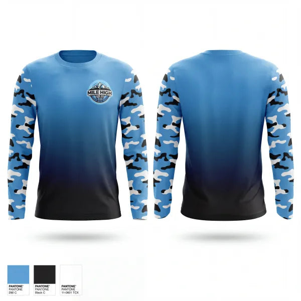 Long Sleeve Performance Shirt, MILE HIGH 12:11, Men's Basketball, Teamtime, Team time, sublimation, custom sports apparel, team uniforms, spirit wear, spiritwear, sports uniforms, custom shirts, team store, custom team store, fundraiser sports, apparel fundraiser