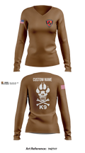 MWDHC 2026 Women's Long Sleeve V-neck Shirt - 11