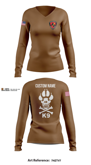 Womens Long Sleeve Vneck Shirt, MWDHC 2026, Air Force, Teamtime, Team time, sublimation, custom sports apparel, team uniforms, spirit wear, spiritwear, sports uniforms, custom shirts, team store, custom team store, fundraiser sports, apparel fundraiser