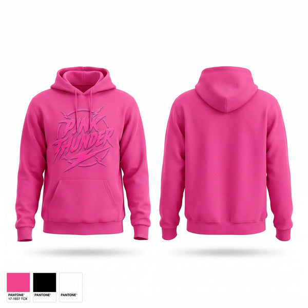 Hoodie, Pink Thunder, Softball, Teamtime, Team time, sublimation, custom sports apparel, team uniforms, spirit wear, spiritwear, sports uniforms, custom shirts, team store, custom team store, fundraiser sports, apparel fundraiser