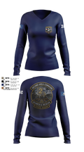 2nd area command 59908555 Women's Long Sleeve V-neck Shirt - 24