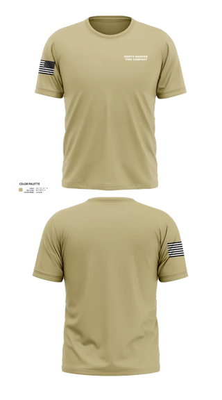 Old School Cotton Feel Shirt, North Bangor Fire Company, , Teamtime, Team time, sublimation, custom sports apparel, team uniforms, spirit wear, spiritwear, sports uniforms, custom shirts, team store, custom team store, fundraiser sports, apparel fundraiser