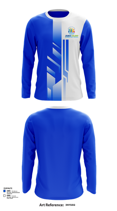 James Island Elementary School 89808231 Long Sleeve Performance Shirt 41