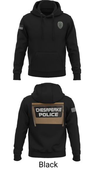 Hoodie, Chesapeake Police, Police, Teamtime, Team time, sublimation, custom sports apparel, team uniforms, spirit wear, spiritwear, sports uniforms, custom shirts, team store, custom team store, fundraiser sports, apparel fundraiser