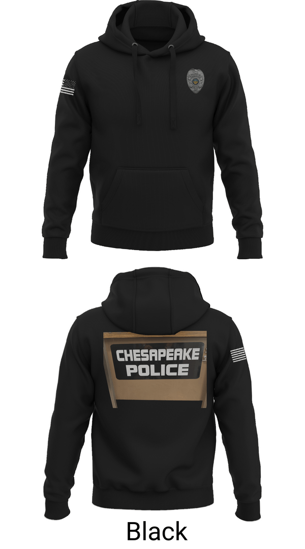Hoodie, Chesapeake Police, Police, Teamtime, Team time, sublimation, custom sports apparel, team uniforms, spirit wear, spiritwear, sports uniforms, custom shirts, team store, custom team store, fundraiser sports, apparel fundraiser