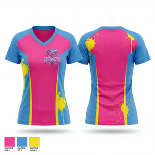 Womens Short Sleeve Vneck Shirt, Mudcats, Baseball, Teamtime, Team time, sublimation, custom sports apparel, team uniforms, spirit wear, spiritwear, sports uniforms, custom shirts, team store, custom team store, fundraiser sports, apparel fundraiser