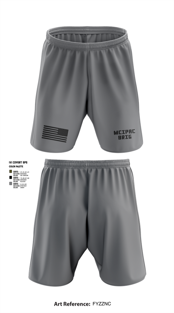 Athletic Shorts With Pockets, MCIPAC Brig, , Teamtime, Team time, sublimation, custom sports apparel, team uniforms, spirit wear, spiritwear, sports uniforms, custom shirts, team store, custom team store, fundraiser sports, apparel fundraiser