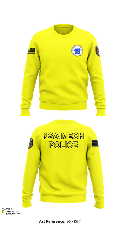 Crew Neck Sweatshirt, NSA Mechanicsburg, , Teamtime, Team time, sublimation, custom sports apparel, team uniforms, spirit wear, spiritwear, sports uniforms, custom shirts, team store, custom team store, fundraiser sports, apparel fundraiser