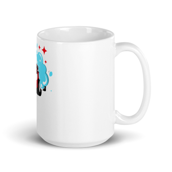 Speed demon detailing 35022679 White Glossy Mug - Small