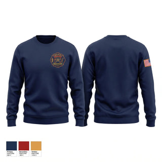 Crew Neck Sweatshirt, Granbury Volunteer Fire Department, Fire Department, Teamtime, Team time, sublimation, custom sports apparel, team uniforms, spirit wear, spiritwear, sports uniforms, custom shirts, team store, custom team store, fundraiser sports, apparel fundraiser