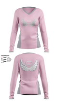 ACE Angel CHEER Elite 49253533 Women's Long Sleeve V-neck Shirt - 2