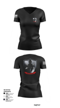E/1-79 FA 20170635 Women's Short Sleeve V-neck Shirt - 101