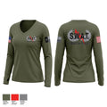 Lubbock SWAT 79841500 Women's Long Sleeve V-neck Shirt - 1