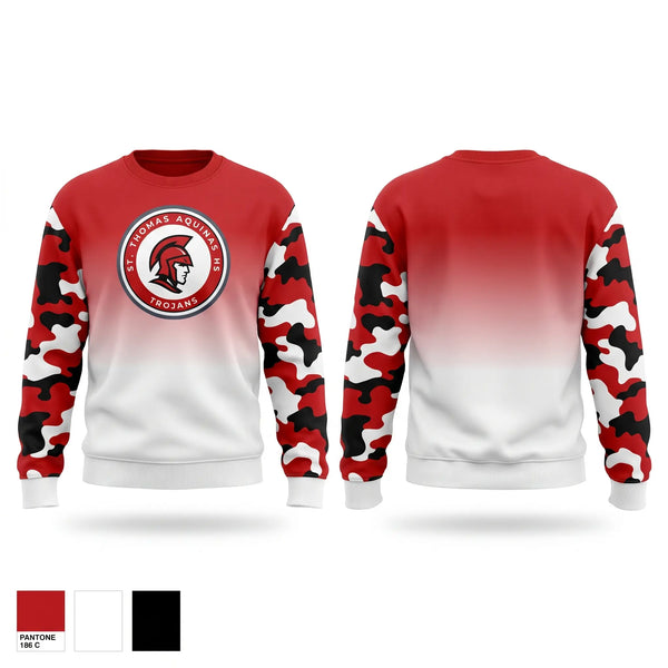 Crew Neck Sweatshirt, St Thomas Aquinas, Women's Soccer, Teamtime, Team time, sublimation, custom sports apparel, team uniforms, spirit wear, spiritwear, sports uniforms, custom shirts, team store, custom team store, fundraiser sports, apparel fundraiser
