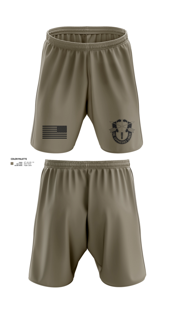 Athletic Shorts With Pockets, 2/19 SFG (A), Army, Teamtime, Team time, sublimation, custom sports apparel, team uniforms, spirit wear, spiritwear, sports uniforms, custom shirts, team store, custom team store, fundraiser sports, apparel fundraiser