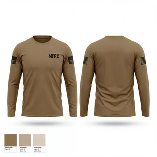Long Sleeve Performance Shirt, MFRC, Army, Teamtime, Team time, sublimation, custom sports apparel, team uniforms, spirit wear, spiritwear, sports uniforms, custom shirts, team store, custom team store, fundraiser sports, apparel fundraiser