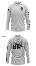 Joliet Police K-9 Unit 79217416 Long Sleeve Performance Shirt with hood - 27