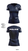 Davenport Police Department 97517619 Women's Short Sleeve V-neck Shirt - 15