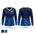 Impact Ringette 2026 Women's Long Sleeve V-neck Shirt - 1
